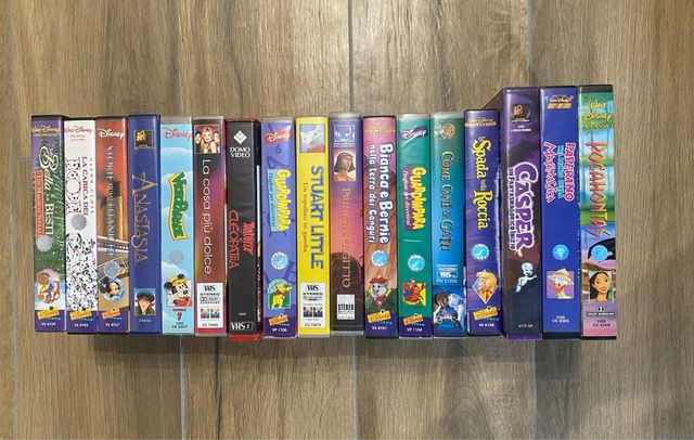 Lotto VHS Disney + Cartoni Anni '90/'00