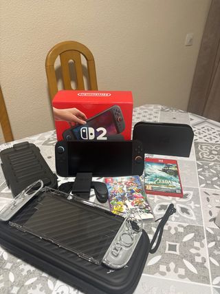 Nintendo Switch 2 + Juegos Zelda y Smash Bros 