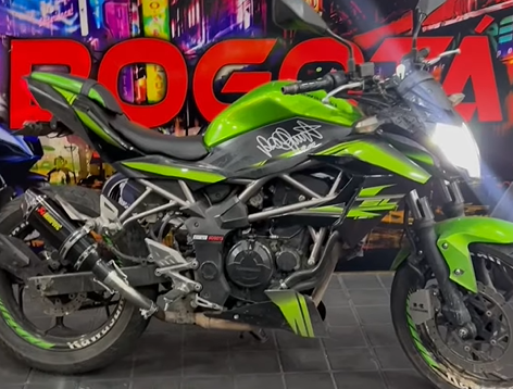 Tubo de escape Akrapovic Kawasaki Z300