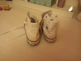 Converse Blancas Niña talla 30