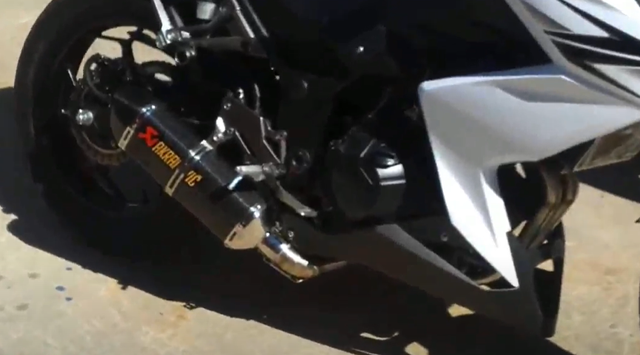 Sistema de escape Akrapovic Kawasaki Z125 NINJA125