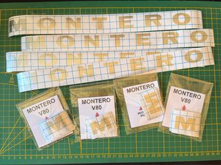 Letras MONTERO V80
