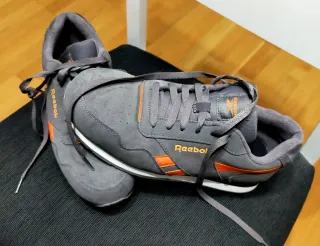 Zapatillas Reebok Gris Naranja