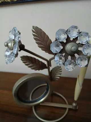 Set 2 portapenne antichi decorati