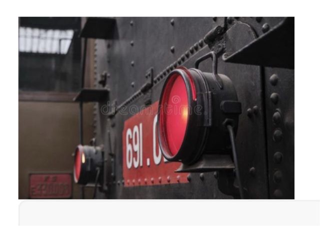 Lámpara faro de locomotora de vapor siglo 19