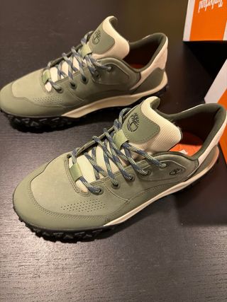 Zapatillas Timberland Verdes y Beige