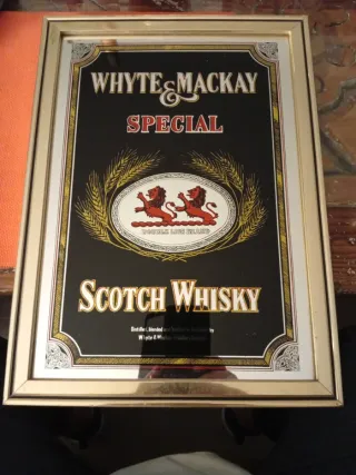 Cuadro Espejo Whyte & Mackay Scotch Whisky