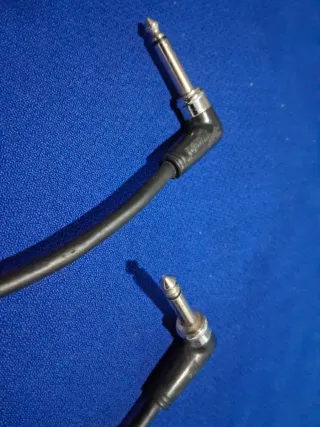 2 Cables Fender Jack 6.3mm 30cm