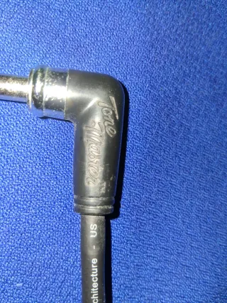 2 Cables Fender Jack 6.3mm 30cm