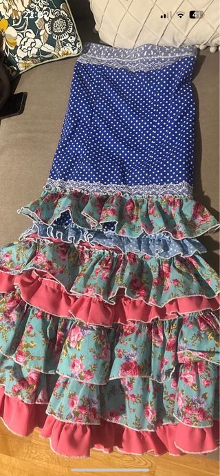 Traje Flamenca 2 Piezas 
