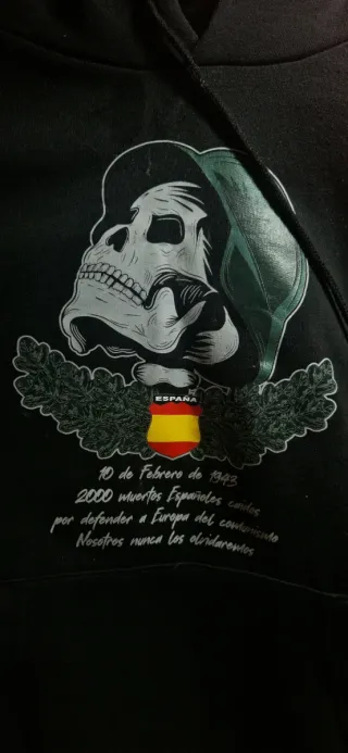 Sudadera Division Azul Negra