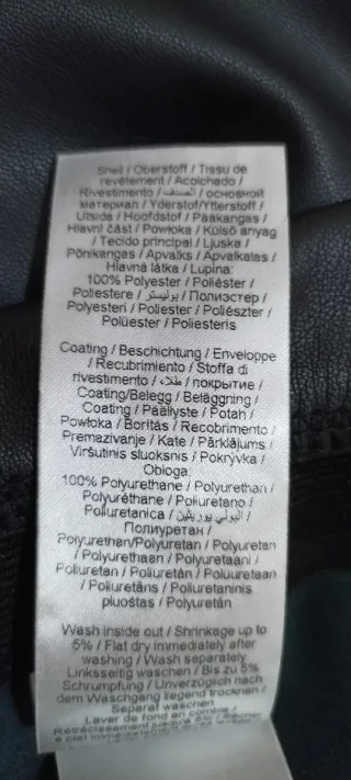 Pantaloni skinny similpelle neri taglia M