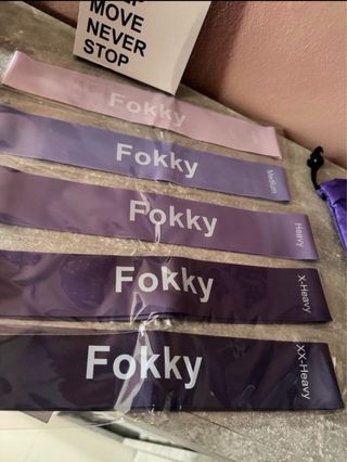 Bandas de resistencia Fokky (5 unidades)