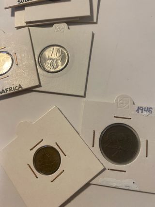 Lote 11 monedas Sudáfrica