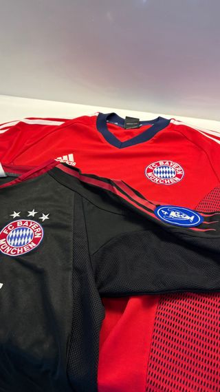 Camiseta Bayern Múnich Retro Adidas Roja/Negra