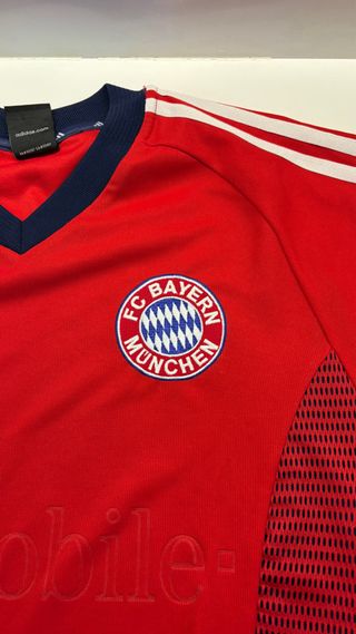Camiseta Bayern Múnich Retro Adidas Roja/Negra