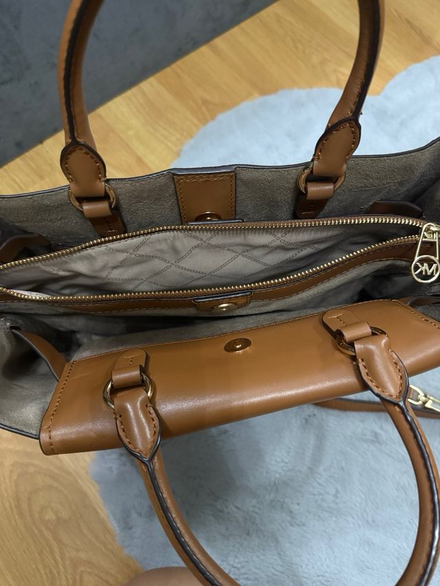 Bolso Michael Kors Hamilton Beige/Marrón