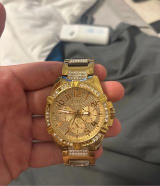 Reloj Guess Dorado Hombre