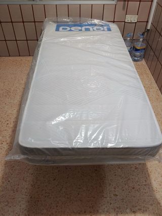 Cama 90x190 Nueva Denor: Colchón y Somier