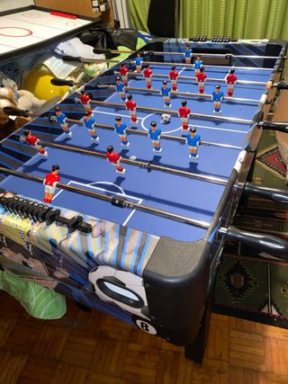 Futbolín, billar y hockey de mesa