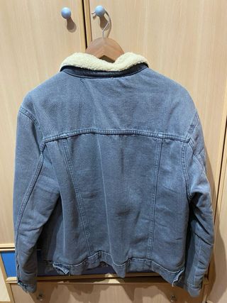 Chaqueta vaquera forrada borreguito Talla L