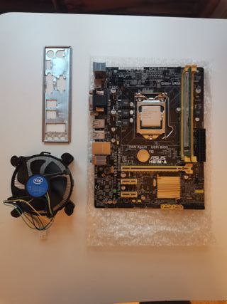 Placa Base ASUS H81M-A + Intel i5 4460 + 4GB RAM