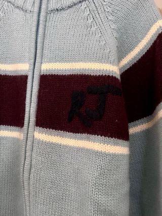 Giacca Rifle Uomo Zip Blu/Borgogna L