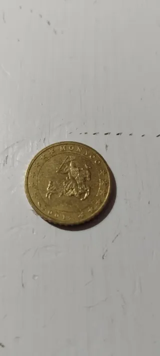 Moneda 50 céntimos Mónaco