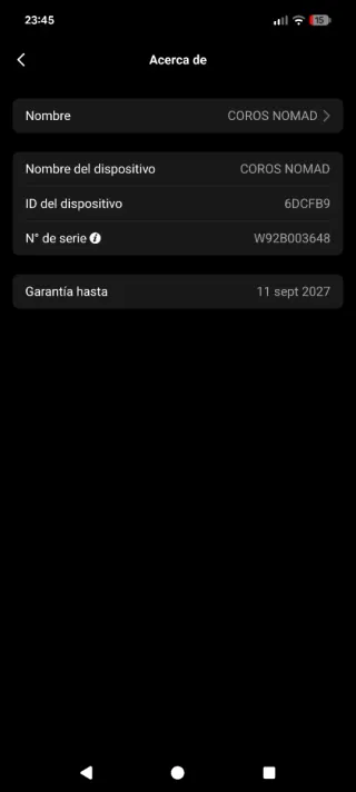 Coros Nomad Reloj Deportivo GPS