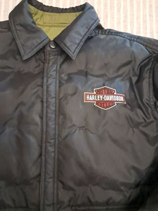 Chaqueta Harley-Davidson Verde y Negra