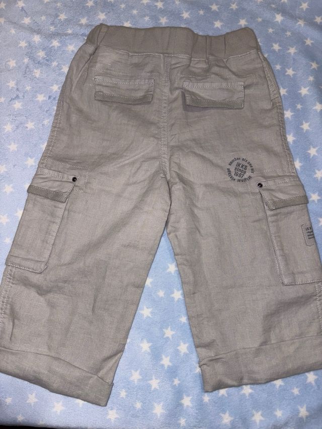 Calça cargo cinza IKKS para menino