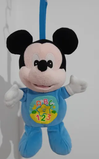 Topolino pigiamino peluche cm 30