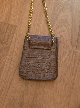 Mini Bolso Marrón Piel Serpiente