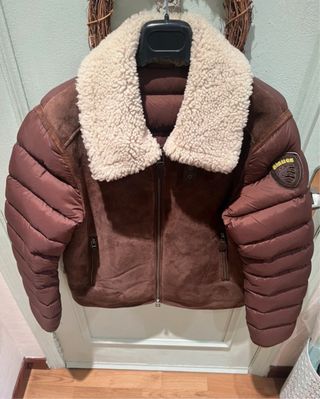 Cazadora Blauer Piel Pluma Talla L