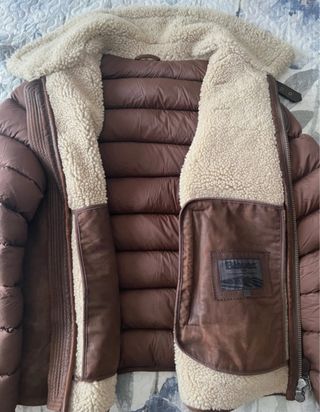 Cazadora Blauer Piel Pluma Talla L