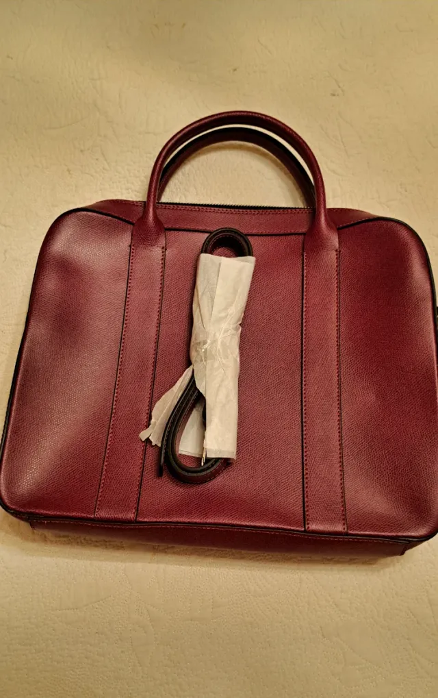 Portadocumentos burdeos