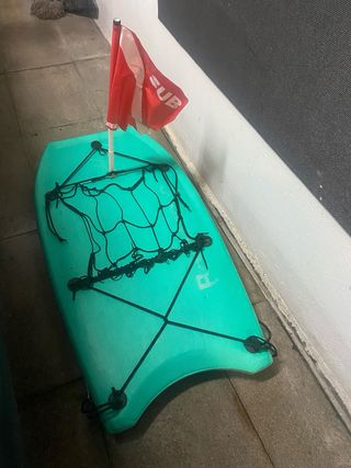 Plancha pesca submarina con red