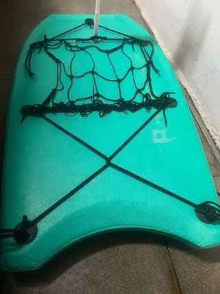 Plancha pesca submarina con red