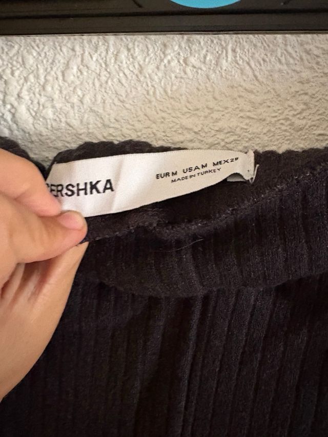 Pantalones campana negros talla M