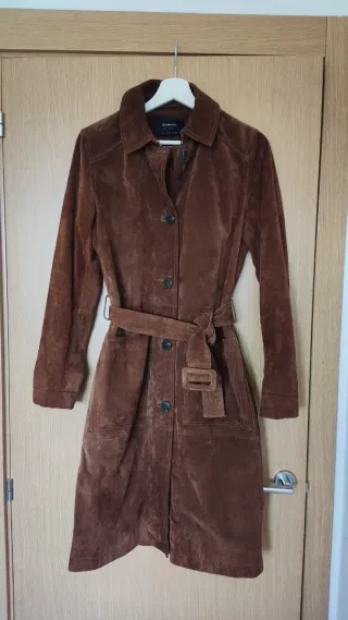 Abrigo piel Stradivarius