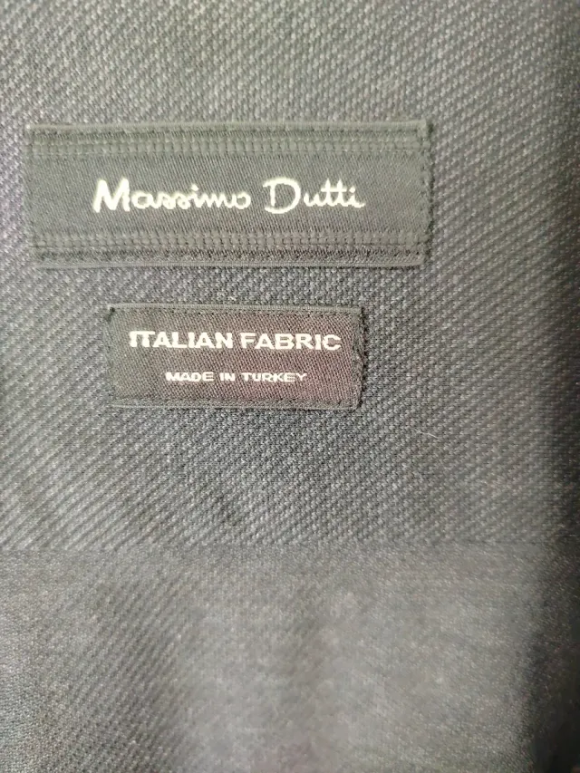 Camisa Massimo Dutti Negra Talla M