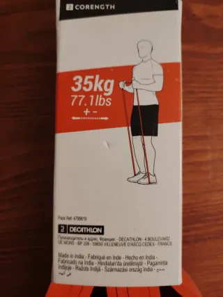 Elastico fitness 35 kg arancione