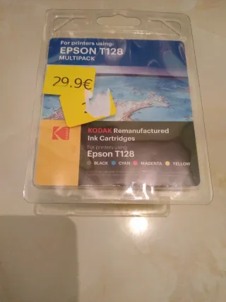 Cartuchos Tinta Kodak Epson T128 Multipack