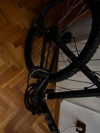 Bici B-Twin RockRider MTB Negra