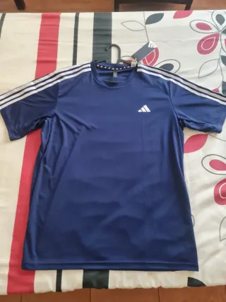 Camiseta Adidas Talla L Azul