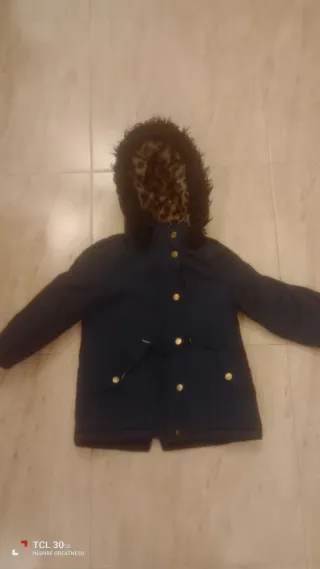 Chaqueta invierno niña con capucha