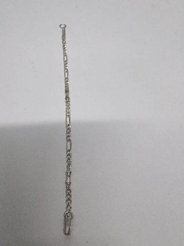 Pulsera de plata Figaro