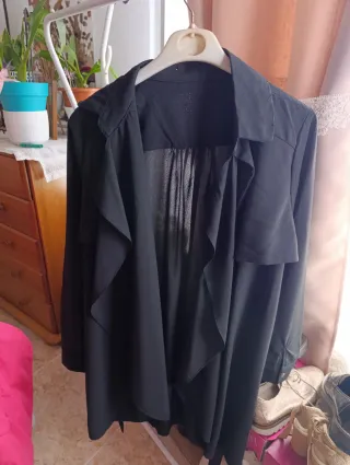 Cárdigan negro talla única