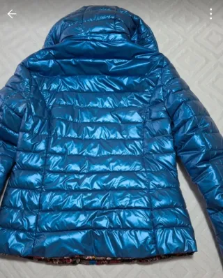 Cazadora acolchada reversible mujer