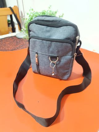 Bandolera Sport Gris Hombre